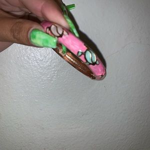 Pink turtle bracelet